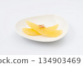 Herring roe New Year's food White background 134903469
