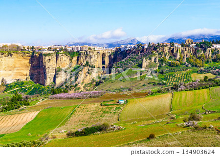 Ronda town, Andalusia in Spain. Ronda town, Andalusia in Spain. 134903624