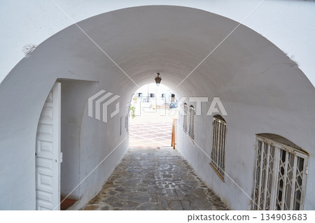 Mojacar Almeria white Mediterranean village Spain Mojacar Almeria white Mediterranean village Spain 134903683