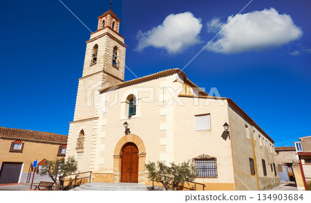 Hoya Gonzalo church Albacete at Castile 134903684