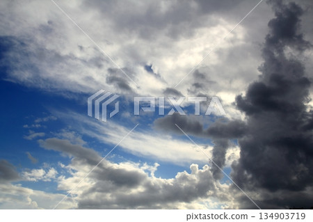 Dramatic cloudscape clouds sky in cloudy day Dramatic cloudscape clouds sky in cloudy day 134903719