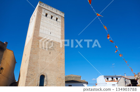 Borja torreta tower in Canals of Valencia Borja torreta tower in Canals of Valencia 134903788
