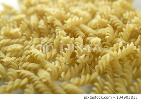 Italian spiral pasta texture Italian spiral pasta texture 134903813
