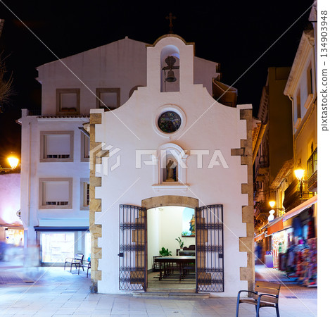 Tossa de Mar Mediterranean church Costa Brava Tossa de Mar Mediterranean church Costa Brava 134903948