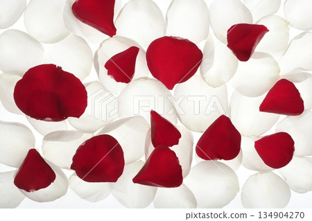 Colorful rose petal pattern wallpaper texture Colorful rose petal pattern wallpaper texture 134904270