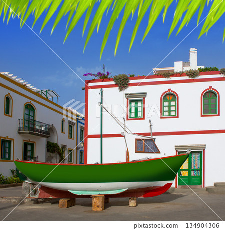 Gran canaria Puerto de Mogan white houses Gran canaria Puerto de Mogan white houses 134904306