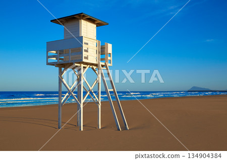 Gandia beach in Valencia of Spain Gandia beach in Valencia of Spain 134904384