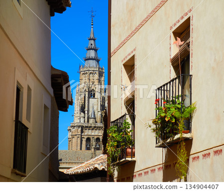 Toledo Cathedral in Castile La Mancha Spain Toledo Cathedral in Castile La Mancha Spain 134904407