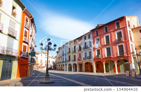 Xativa Plaza Mercat square in Valencia 134904410