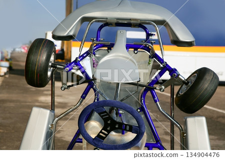 Kart little car competition vehicle detail Kart little car competition vehicle detail 134904476