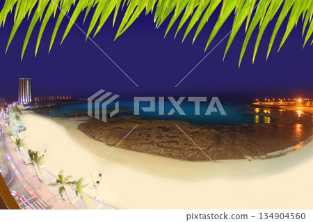 Arrecife Lanzarote Playa del Reducto beach Arrecife Lanzarote Playa del Reducto beach 134904560