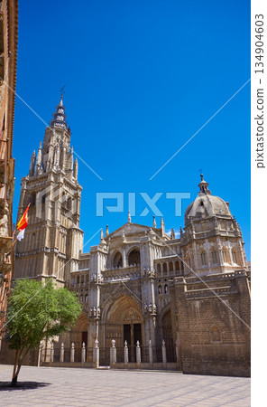 Toledo Cathedral in Castile La Mancha Spain Toledo Cathedral in Castile La Mancha Spain 134904603