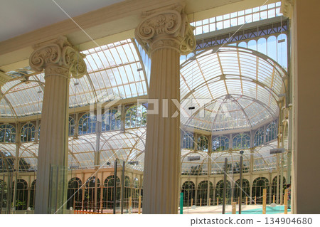 Madrid Palacio de Cristal in Retiro Park 134904680