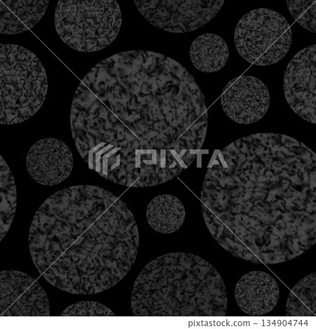 Abstract pattern with dark gray marbled circles on black background. Organic textures and random layout create moody, minimal surface for design, textile, wallpaper, digital art Abstract pattern with dark gray marbled circles on black background. Organic textures and random layout create moody, minimal surface for design, textile, wallpaper, digital art 134904744