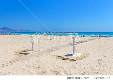 Playa de San Juan beach in Alicante city Campello town 134906946