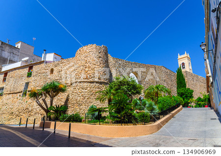 Old town Calpe city historic centre Old town Calpe city historic centre 134906969