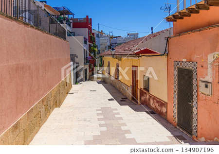Alicante old town Santa Cruz neighborhood Alicante old town Santa Cruz neighborhood 134907196