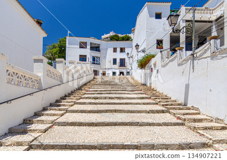 Altea city historical centre Casco Antiguo, Alicante province, Valencian Community, Spain 134907221