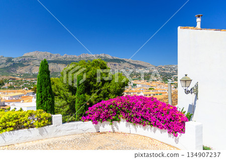 Altea city historical centre Casco Antiguo, Alicante province, Valencian Community, Spain 134907237