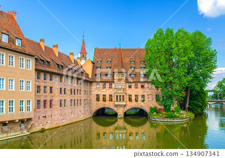 Old town Nuremberg city historical center Old town Nuremberg city historical center 134907341