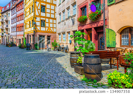 Old town Nuremberg city historical center Old town Nuremberg city historical center 134907358