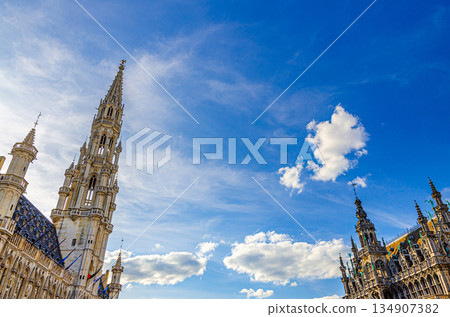Town Hall Brabantine Gothic style Town Hall Brabantine Gothic style 134907382