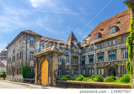 old town Besancon city historic centre old town Besancon city historic centre 134907507