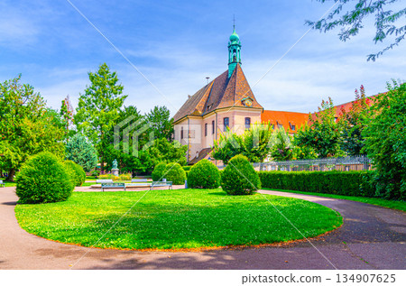 Colmar city historic centre, Alsace Grand Est region, France 134907625