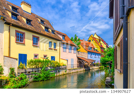 Colmar city historic centre, Alsace Grand Est region, France 134907627