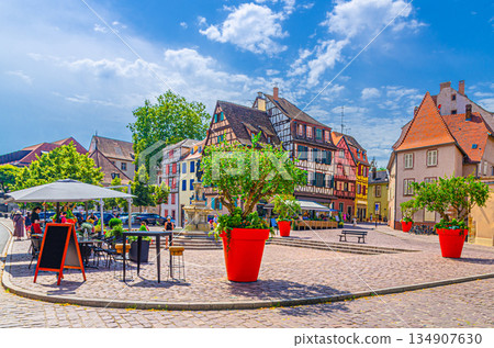 Colmar city historic centre, Alsace Grand Est region, France Colmar city historic centre, Alsace Grand Est region, France 134907630