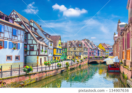 Colmar city historic centre, Alsace Grand Est region, France Colmar city historic centre, Alsace Grand Est region, France 134907636