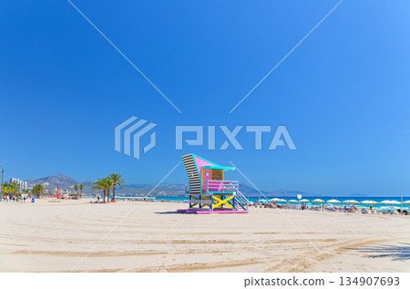 Playa San Juan beach in Alicante city 134907693