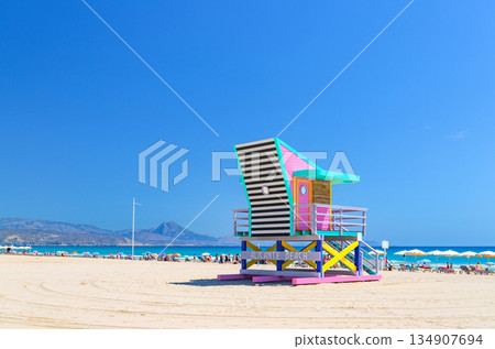 Playa San Juan beach in Alicante city 134907694