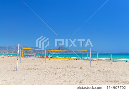 Playa San Juan beach in Alicante city Playa San Juan beach in Alicante city 134907702
