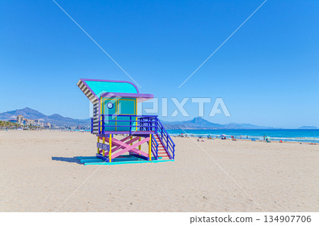 Playa San Juan beach in Alicante city 134907706