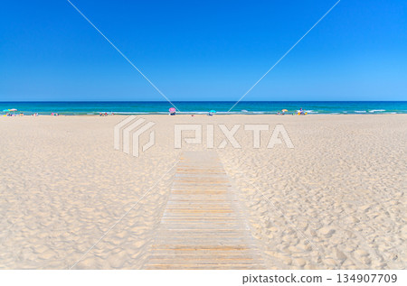 Playa San Juan beach in Alicante city 134907709