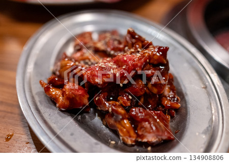 Very delicious Yakiniku I had in Nagoya, Aichi Prefecture, Japan Very delicious Yakiniku I had in Nagoya, Aichi Prefecture, Japan 134908806