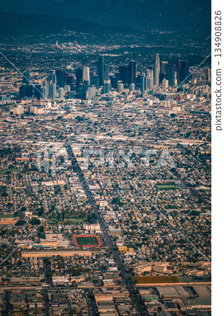 洛杉磯市中心和住宅區 洛杉磯市中心和住宅區 134908826