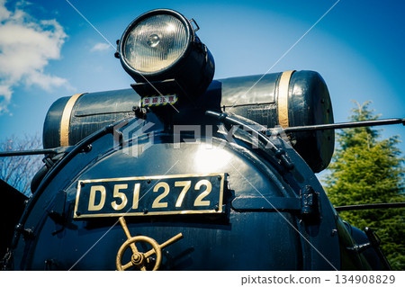 Image of locomotive headlights Image of locomotive headlights 134908829