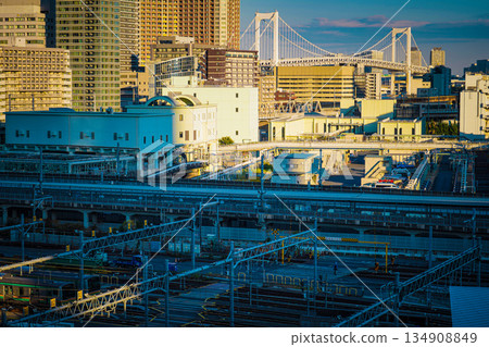 鐵路貨場和懸索橋 134908849