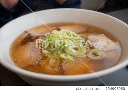 Very delicious Japanese ramen and gyoza Very delicious Japanese ramen and gyoza 134908960