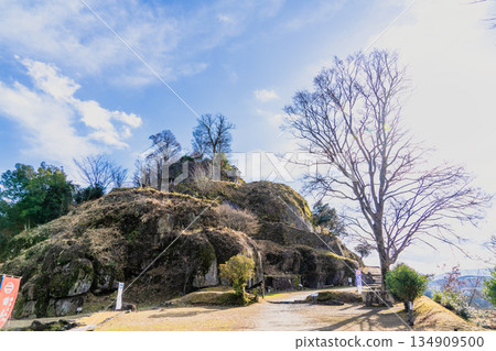 深秋時節苗木城遺址周圍的景色 深秋時節苗木城遺址周圍的景色 134909500