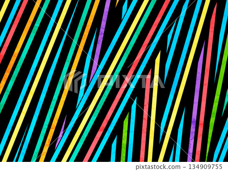 Abstract minimal grunge background with multicolored stripes 134909755