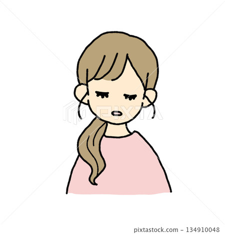 圖：一位正在小憩的女士 134910048