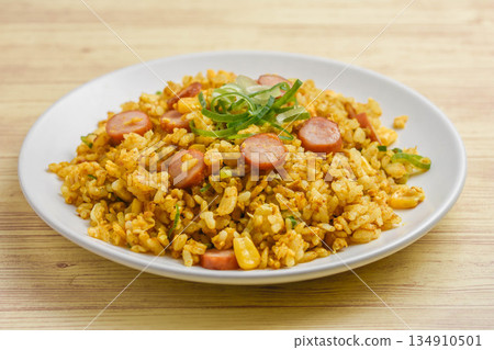 Curry fried rice Curry fried rice 134910501