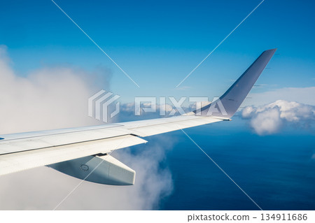 View from inside the aircraft [Image of natural scenery] 134911686