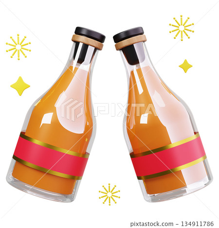 Toasting Drink Bottles 134911786