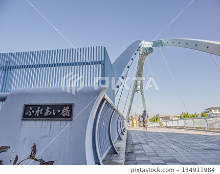 橫跨舊中川河的「福來橋」牌匾 134911984