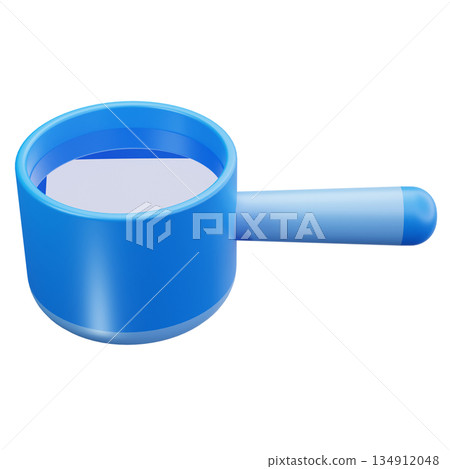 Blue Bathroom Ladle Blue Bathroom Ladle 134912048