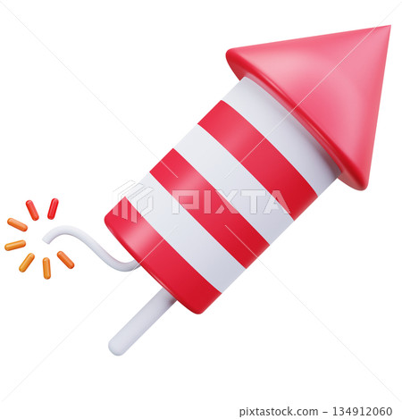 Red Rocket Firework 134912060